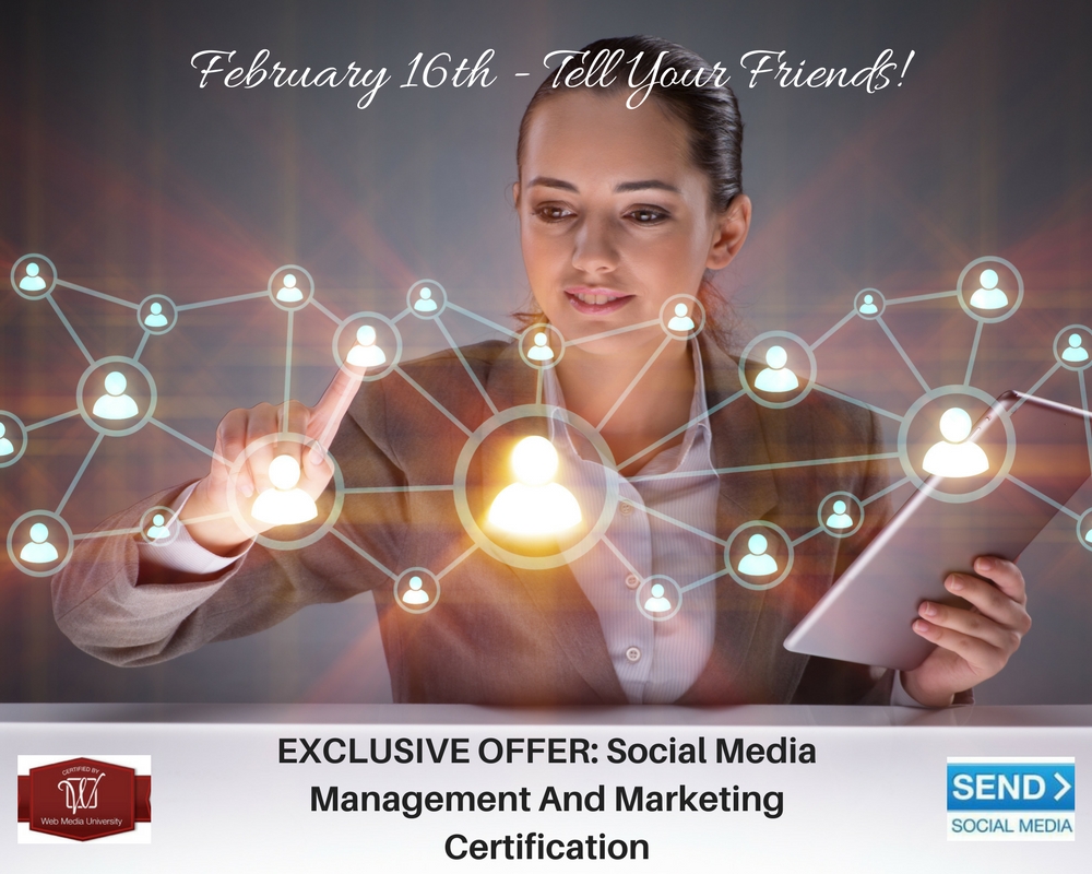 EXCLUSIVE OFFER: Social Media Management And Marketing Certification